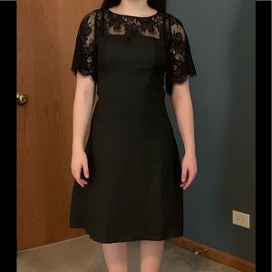 Retro style black dress